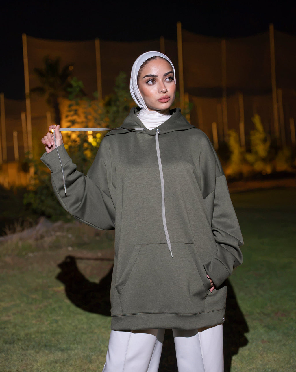 Sweat à capuche oversize